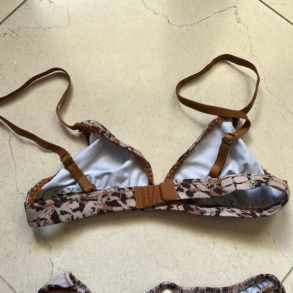 NWOT Spell leopard print bikini - Picture 5 of 6
